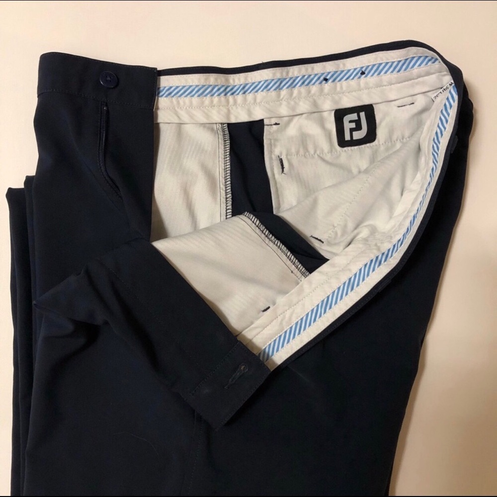 NWOT Navy FootJoy Tailor Fit Golf Pants - Sz 34x32